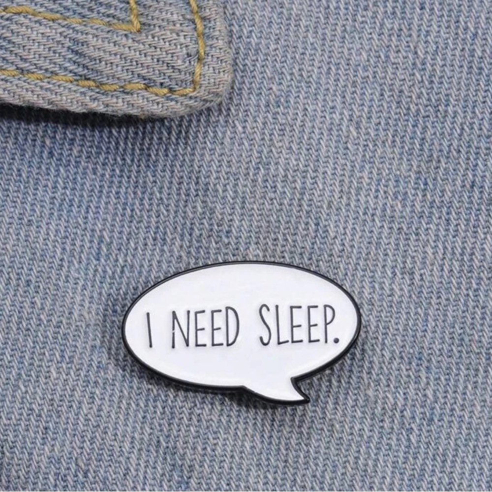 NEW| I Need Sleep Enamel Brooch Pin Accessories
